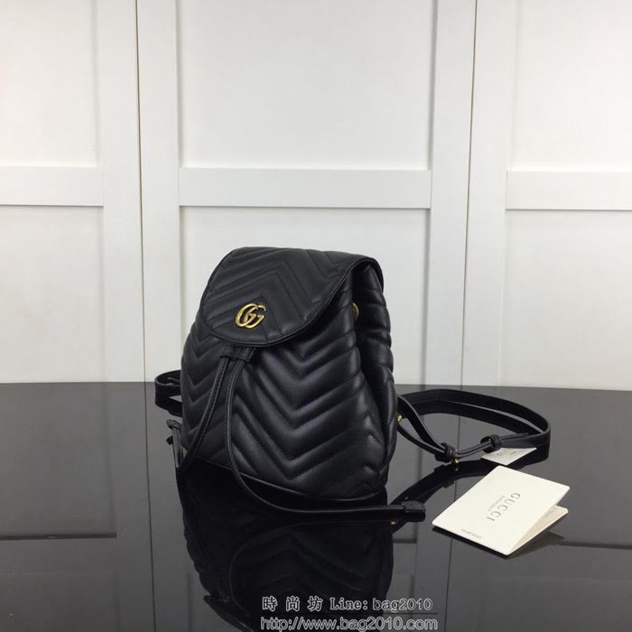 GUCCI古馳 新款 專櫃品質 原單 528129 克色 女款雙肩包HY1378